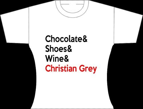 Camiseta Cinquenta Tons De Cinza Christian Grey -