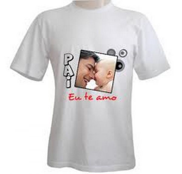 Camiseta Personalizada Dia Dos Pais Camiseta Com Fotofrase