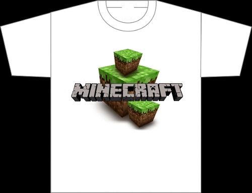 Camiseta Estampa Minecrafit, Alfredo Cachorro,diamante,