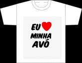 Camiseta Da Vovó Coruja, Camiseta Eu Amo Minha Avó,