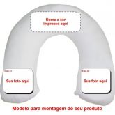 almofada de pescoço personalizada com logo, foto,