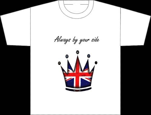 Camiseta Com Coroa Da Inglaterra